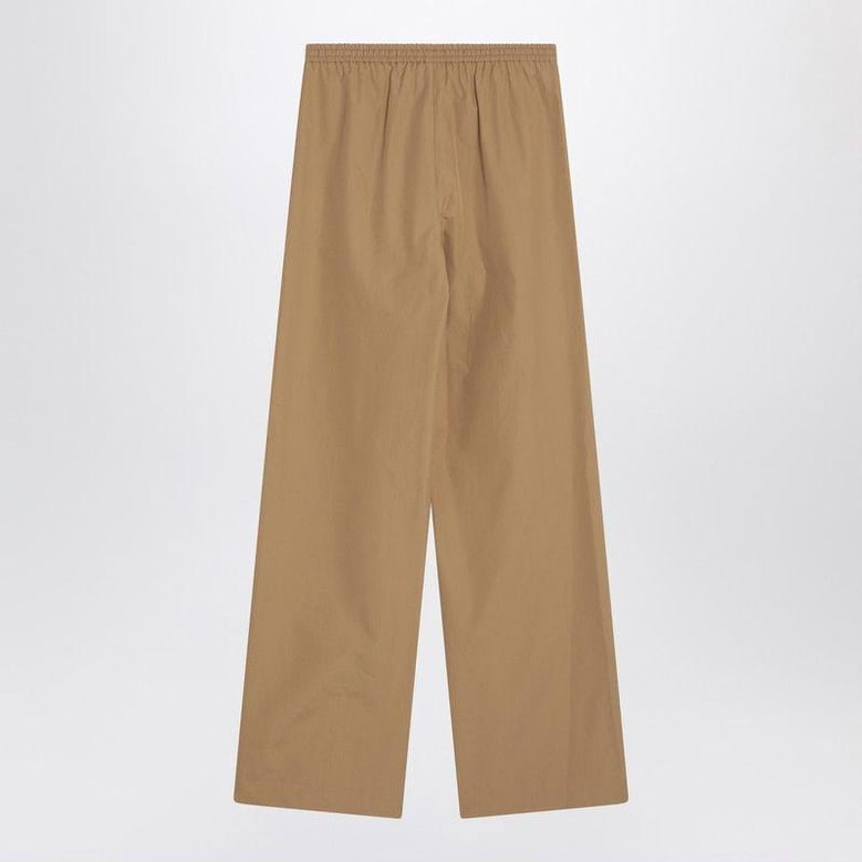 sand-coloured trousers in cotton by Selfnex