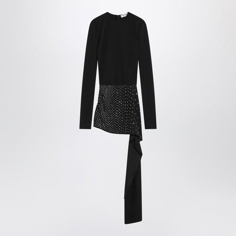 mini black dress with thermostrass by Selfnex