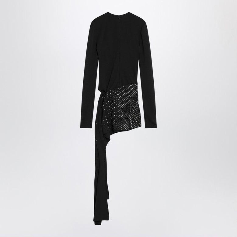 mini black dress with thermostrass by Selfnex