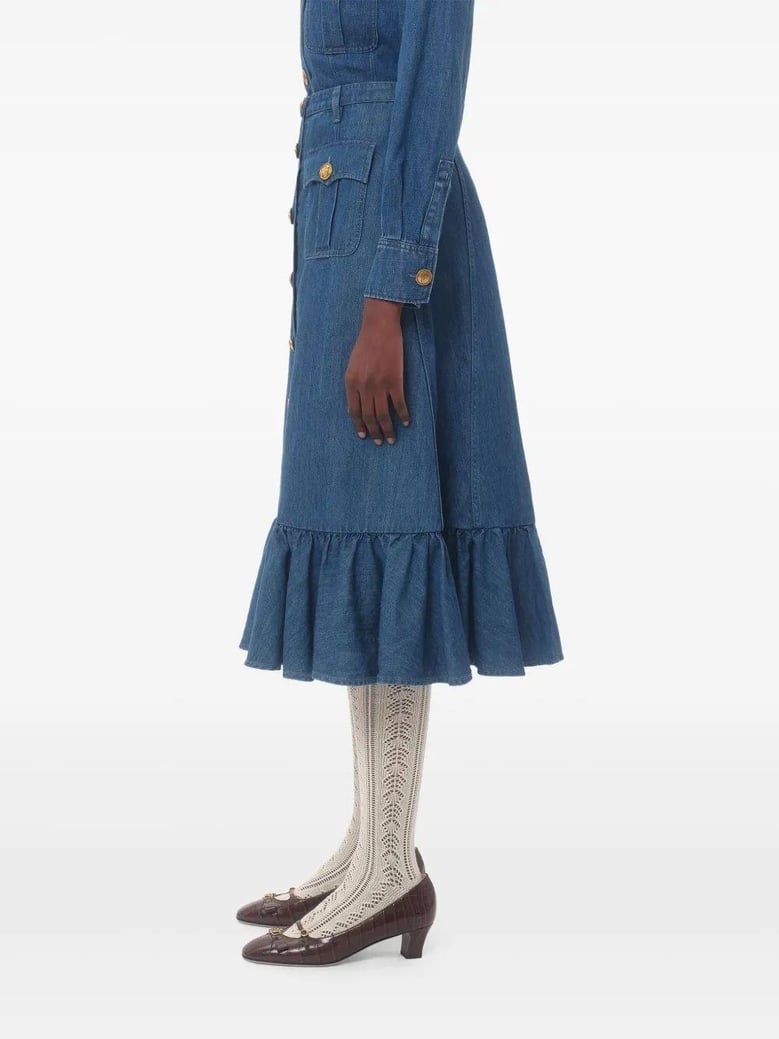 denim skirt by Selfnex