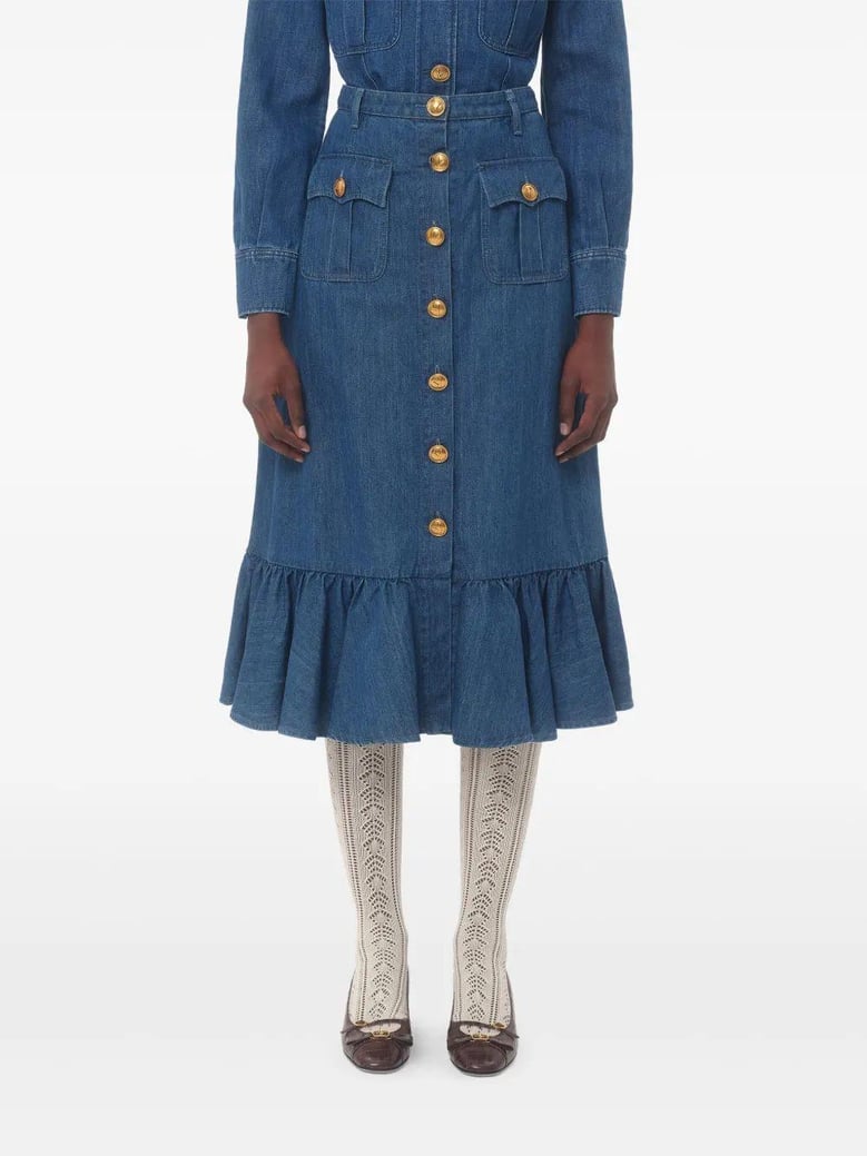 denim skirt by Selfnex