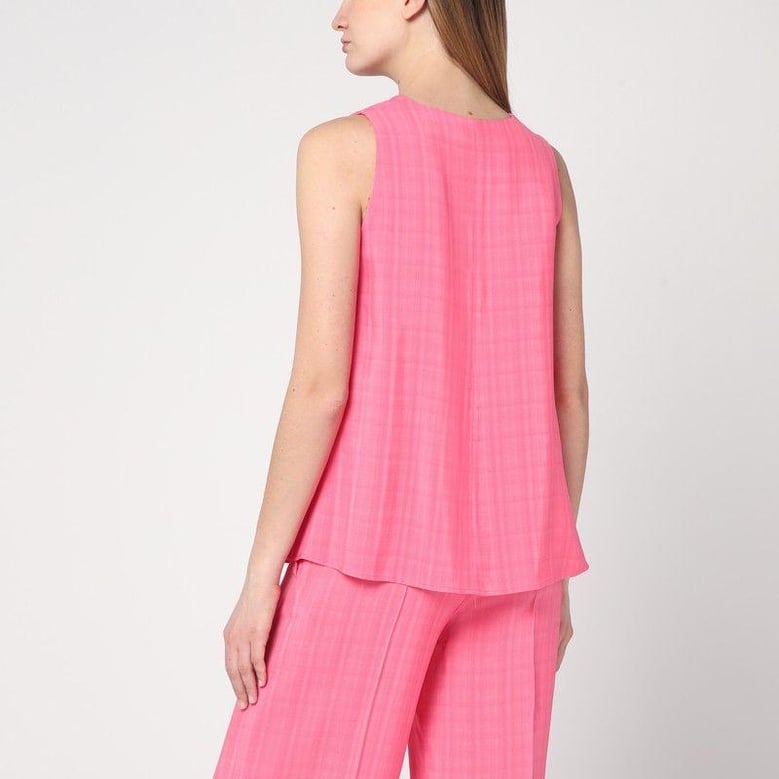 pink prya viscose top by Selfnex