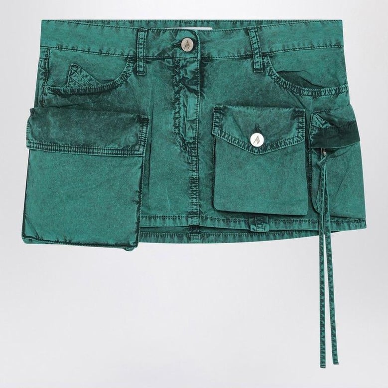 fay green cargo miniskirt by Selfnex
