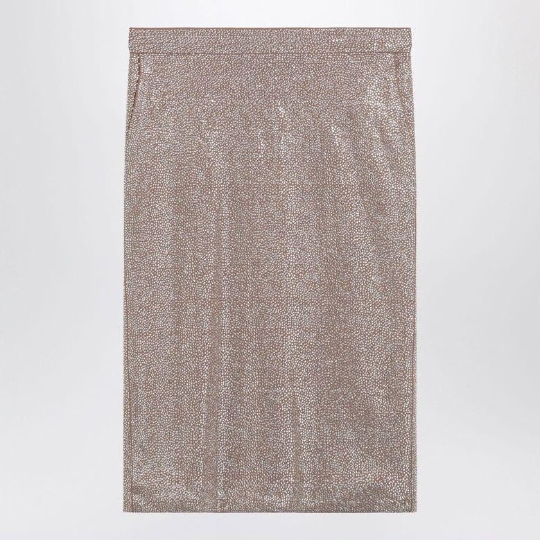 midi skirt with silver rhinestones by Selfnex