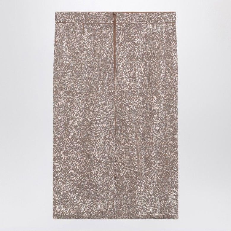midi skirt with silver rhinestones by Selfnex
