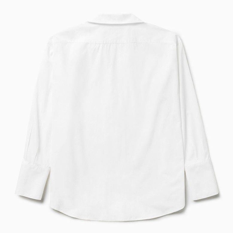 shirt l/s dress white by Selfnex