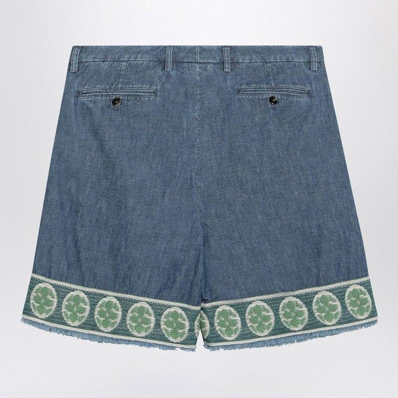 denim bermuda shorts by Selfnex