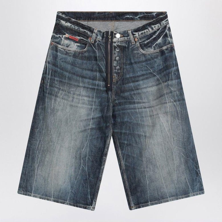 bermuda in denim blu acid by Selfnex