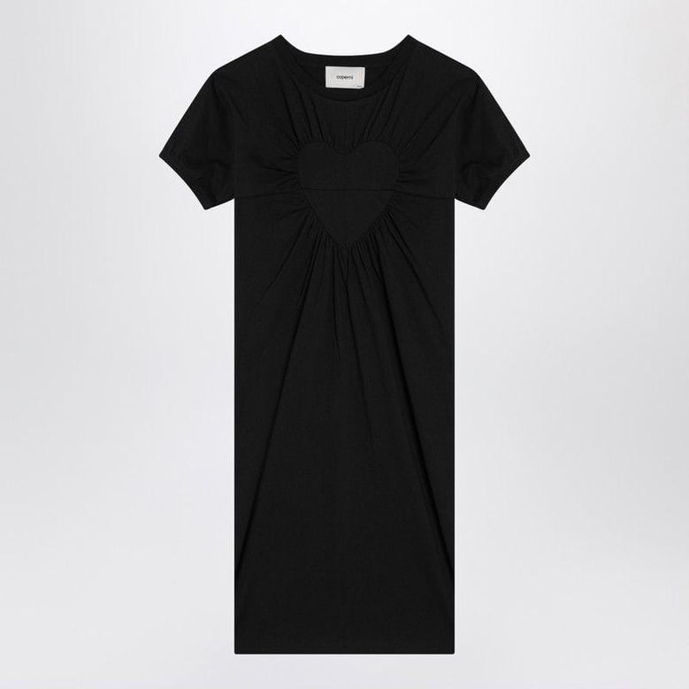 black mini dress with heart by Selfnex