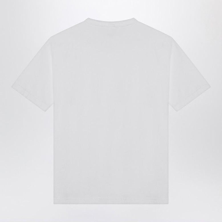 white cotton crew-neck t-shirt by Selfnex