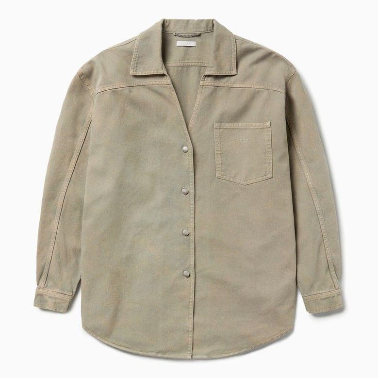 light brown denim overshirt by Selfnex