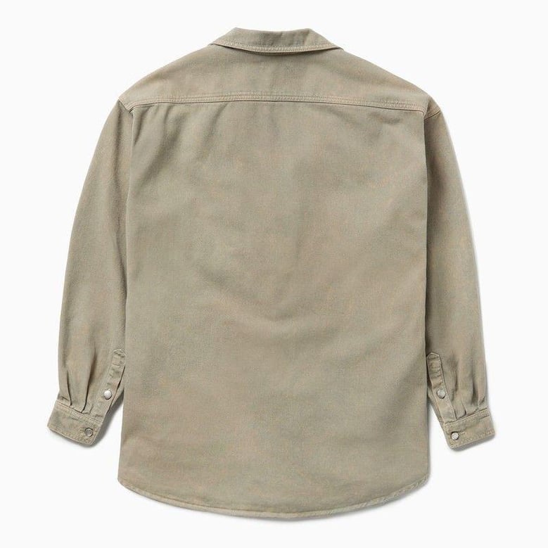 light brown denim overshirt by Selfnex