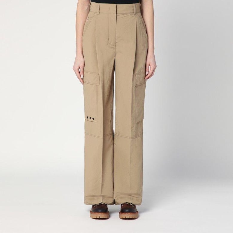 beige cargo pants by Selfnex