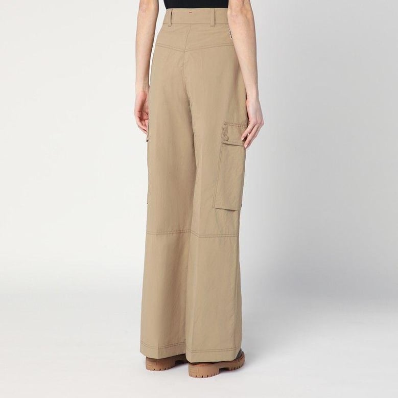 beige cargo pants by Selfnex