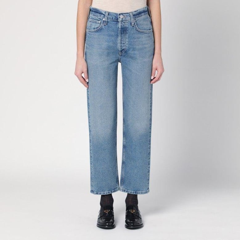 light blue washed jeans by Selfnex