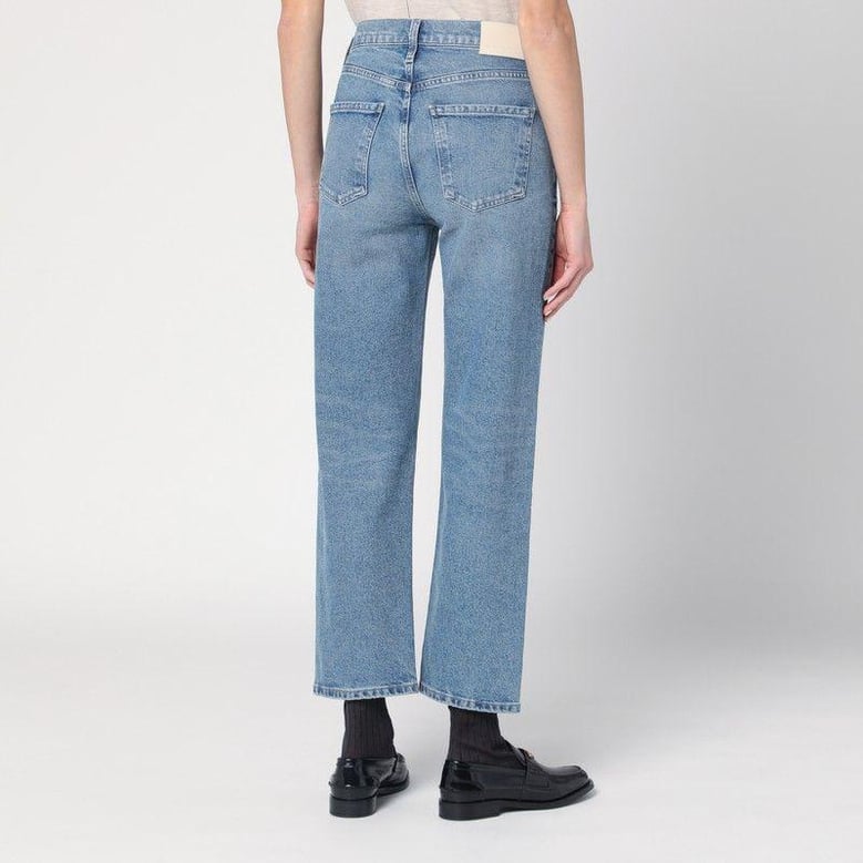 light blue washed jeans by Selfnex