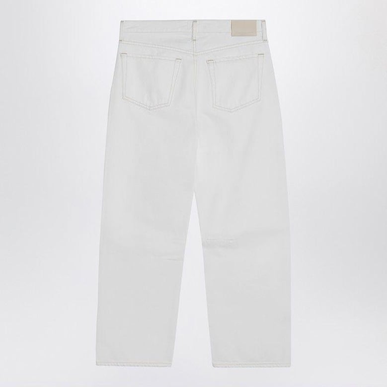 white denim jeans by Selfnex