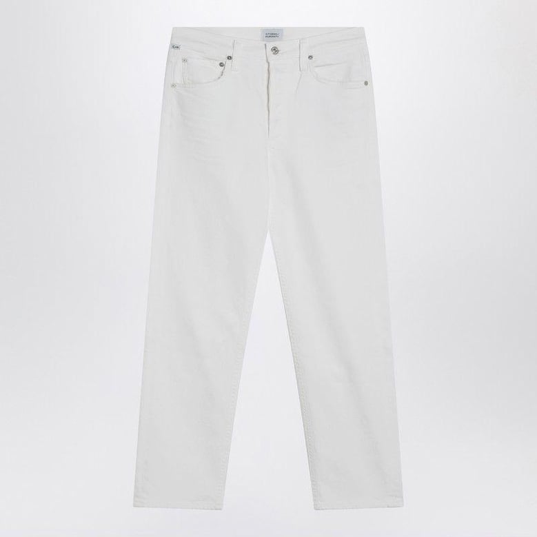 white denim zurie jeans by Selfnex