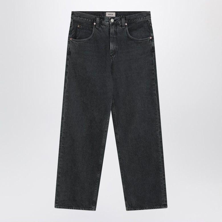 gray jeans in regenerated denim by Selfnex