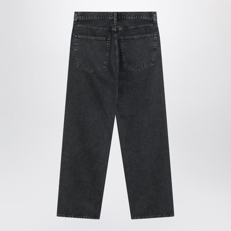 gray jeans in regenerated denim by Selfnex