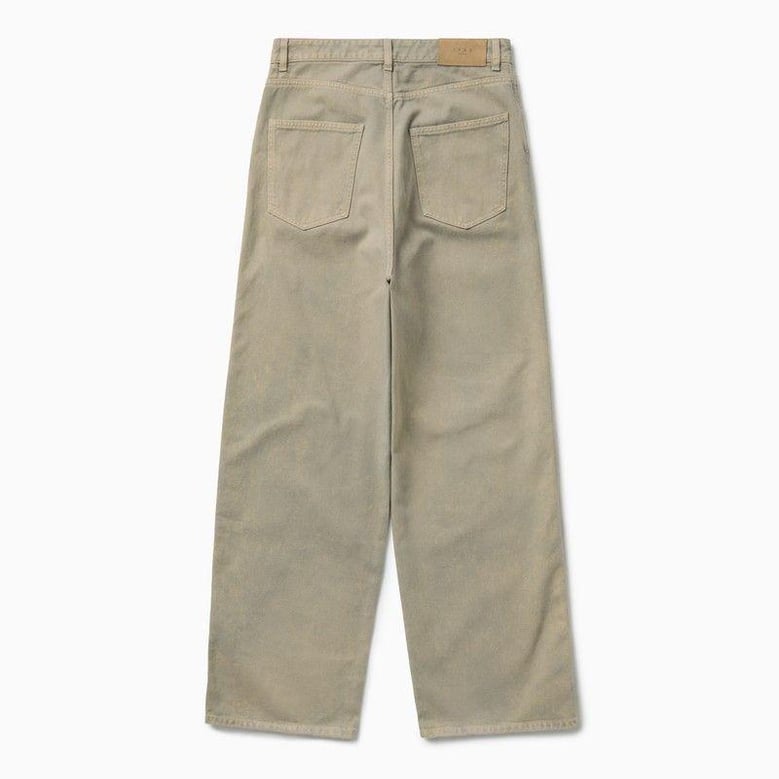 light brown chicago denim pants by Selfnex