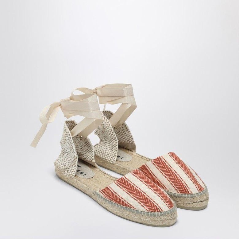low espadrilles ivory/terracotta by Selfnex