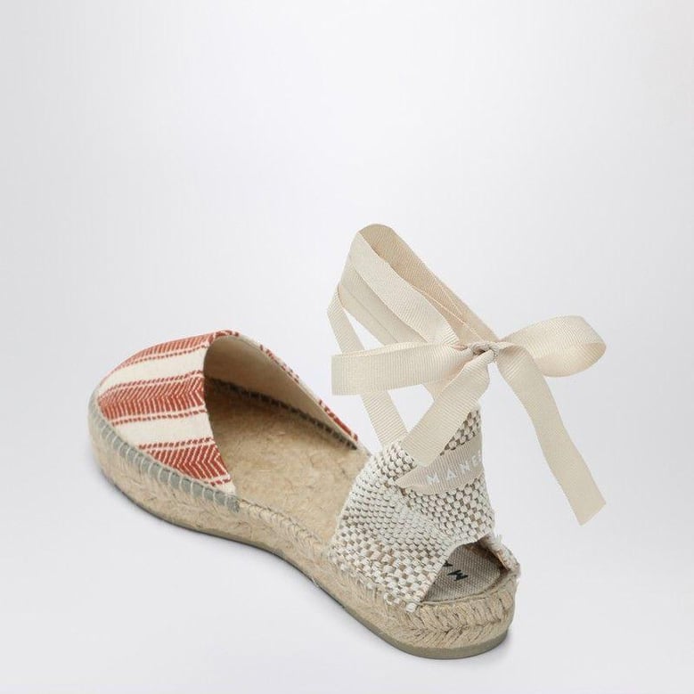 low espadrilles ivory/terracotta by Selfnex
