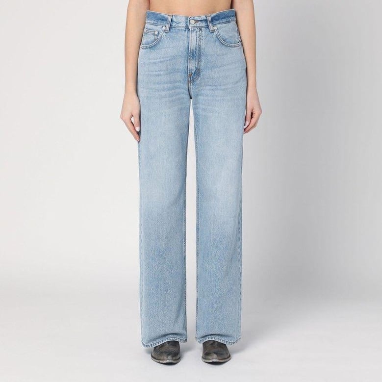 bethany light blue washed jeans by Selfnex
