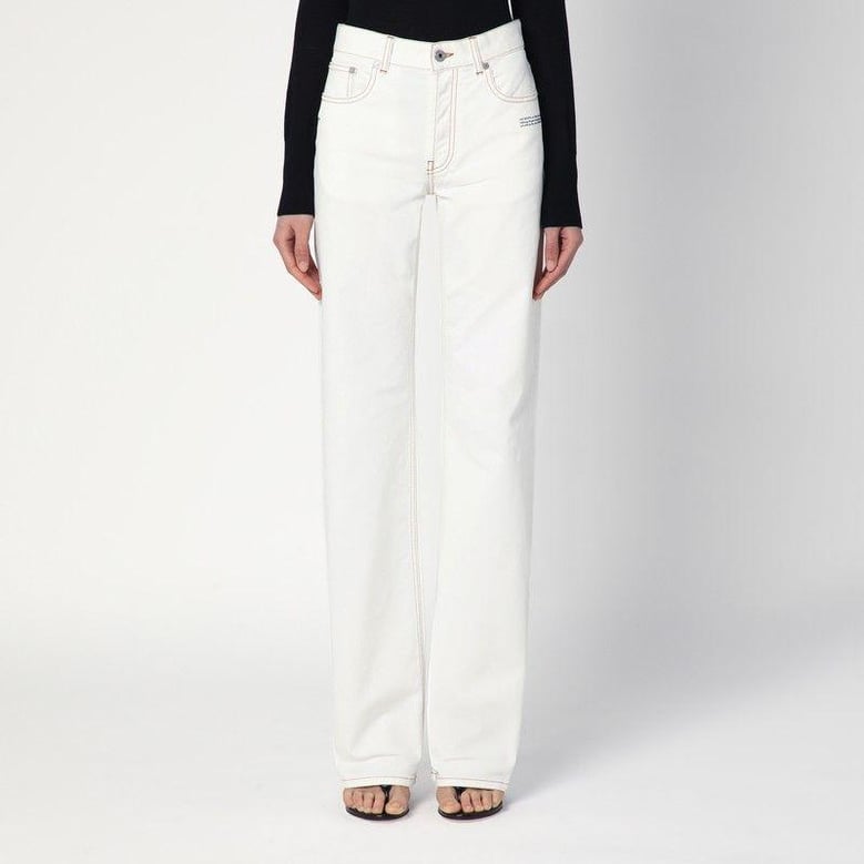white denim jeans by Selfnex