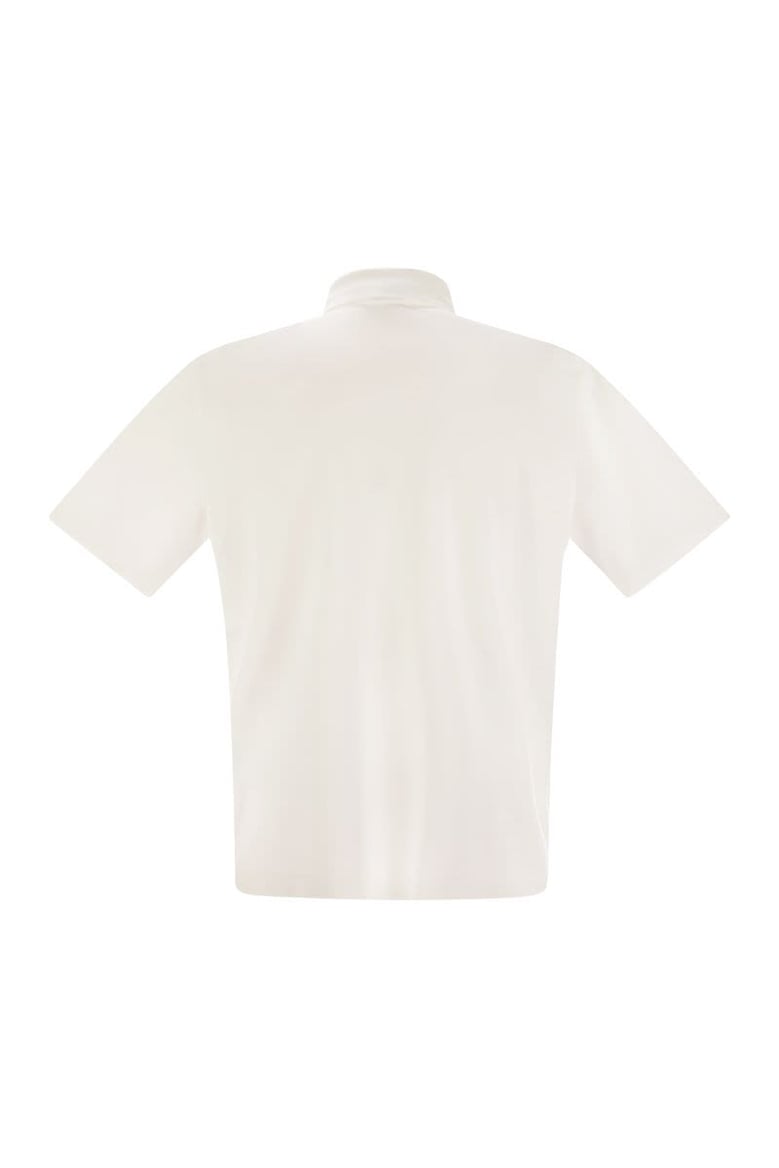 cotton jersey polo shirt by Selfnex