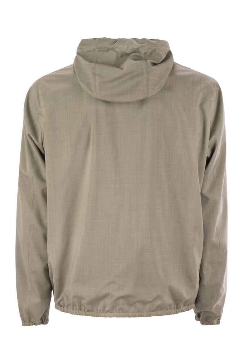 reversible hooded jacket by Selfnex
