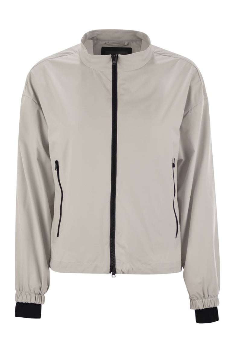 laminar bomber jacket with zip by Selfnex