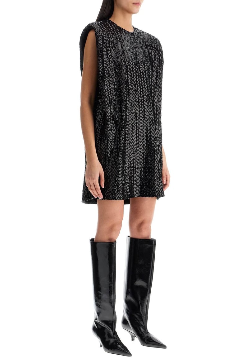 sequined mini dress by Selfnex