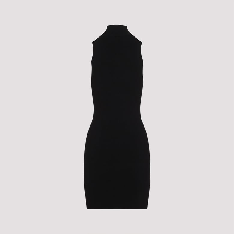 m-onervax knitted turtleneck dress by Selfnex