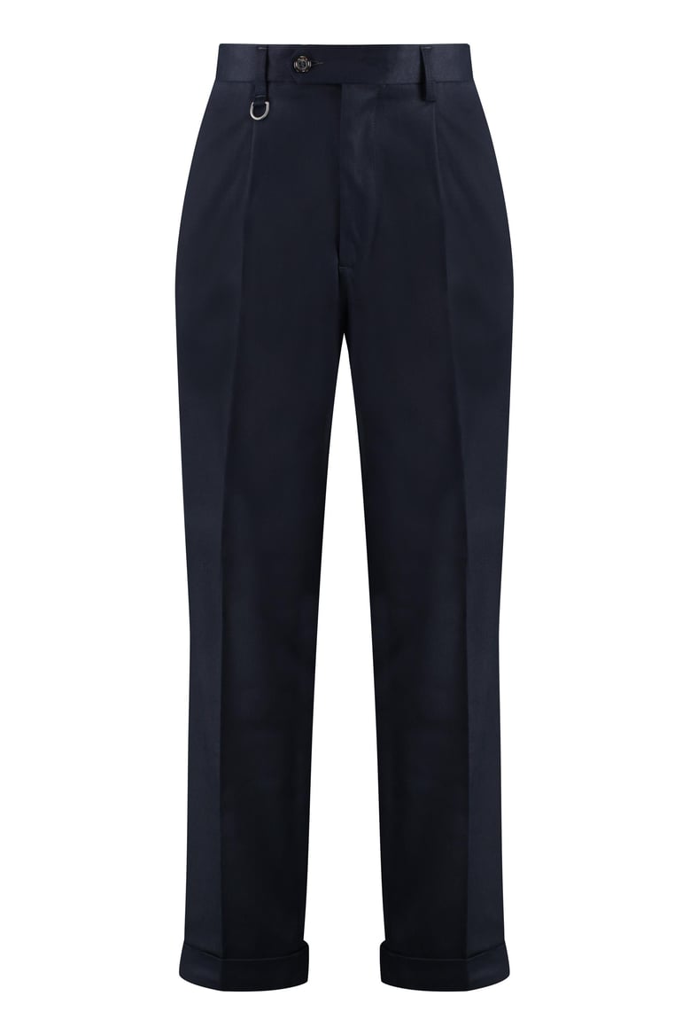 cotton blend trousers by Selfnex