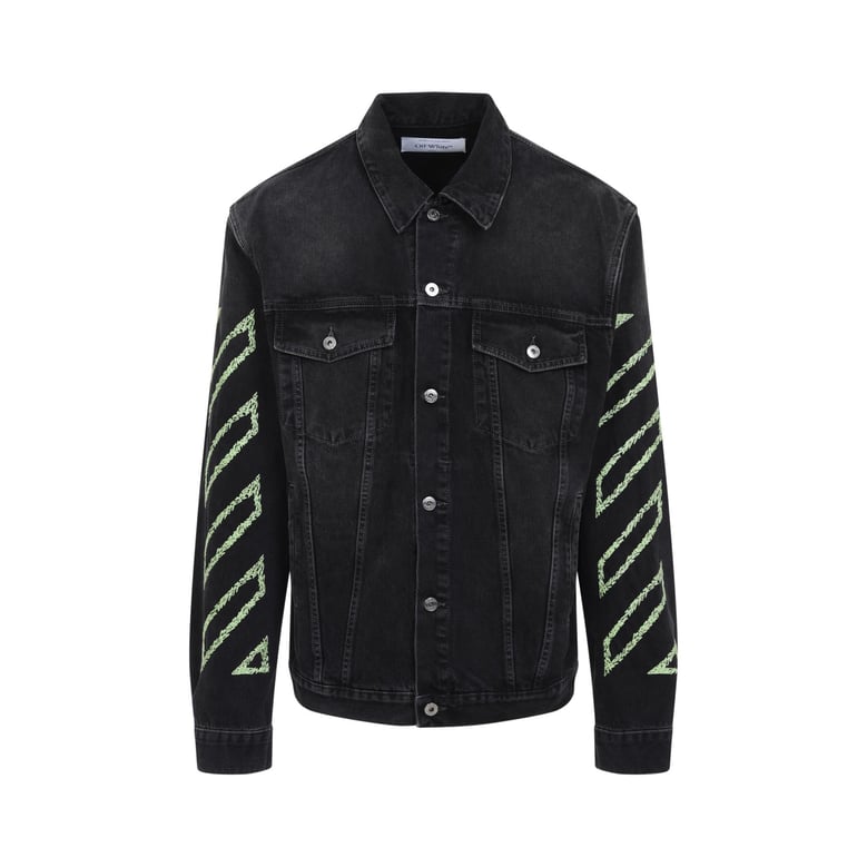 diag arr outl den skate jacket by Selfnex