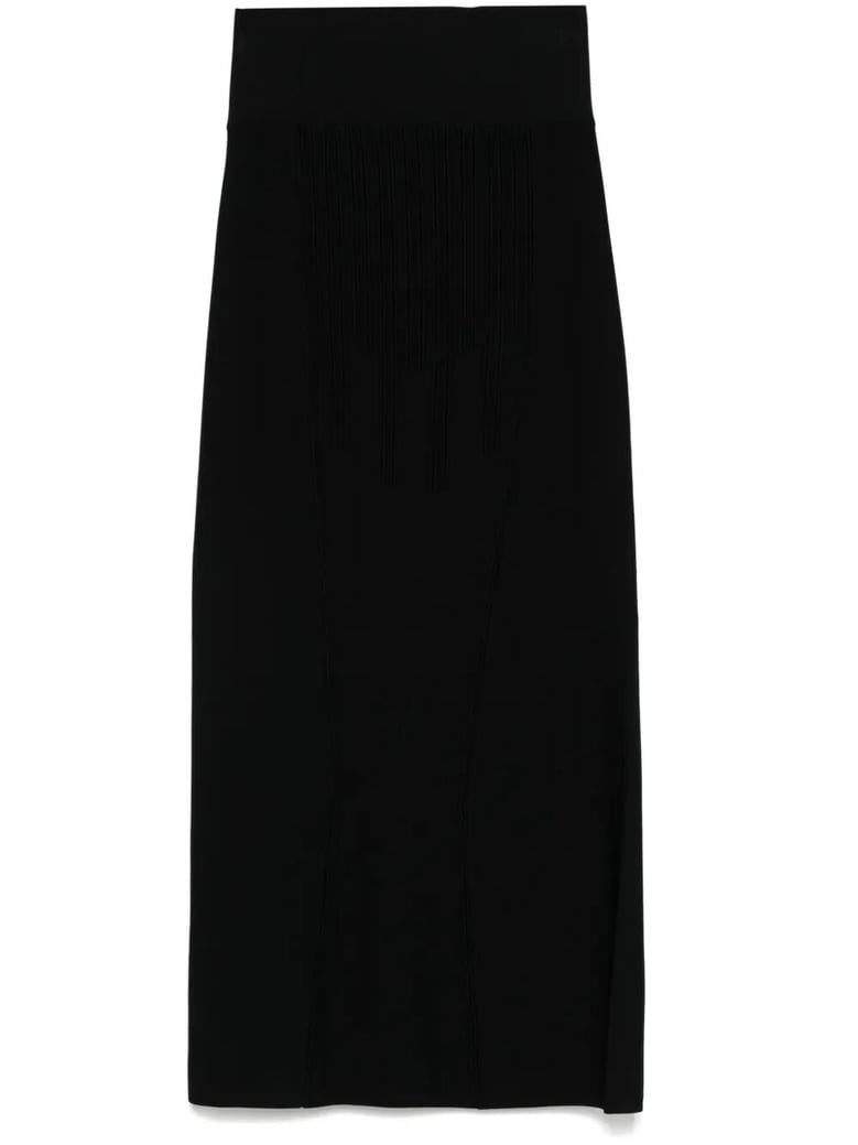 classic black midi dress by Selfnex
