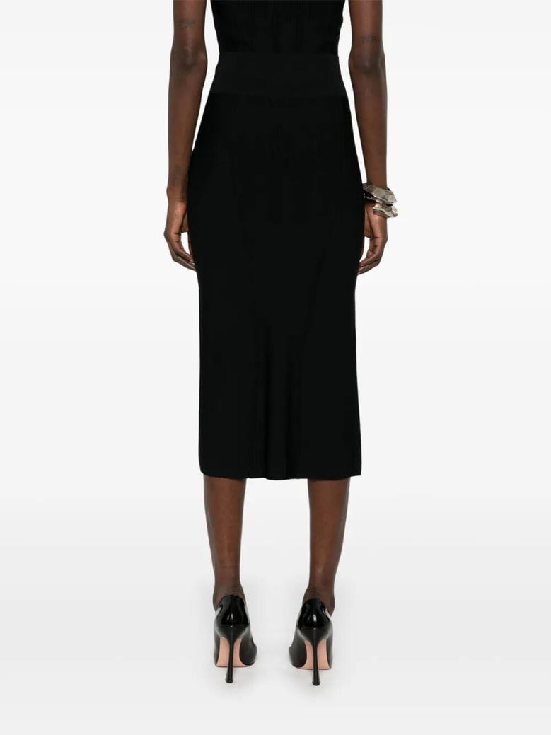 classic black midi dress by Selfnex