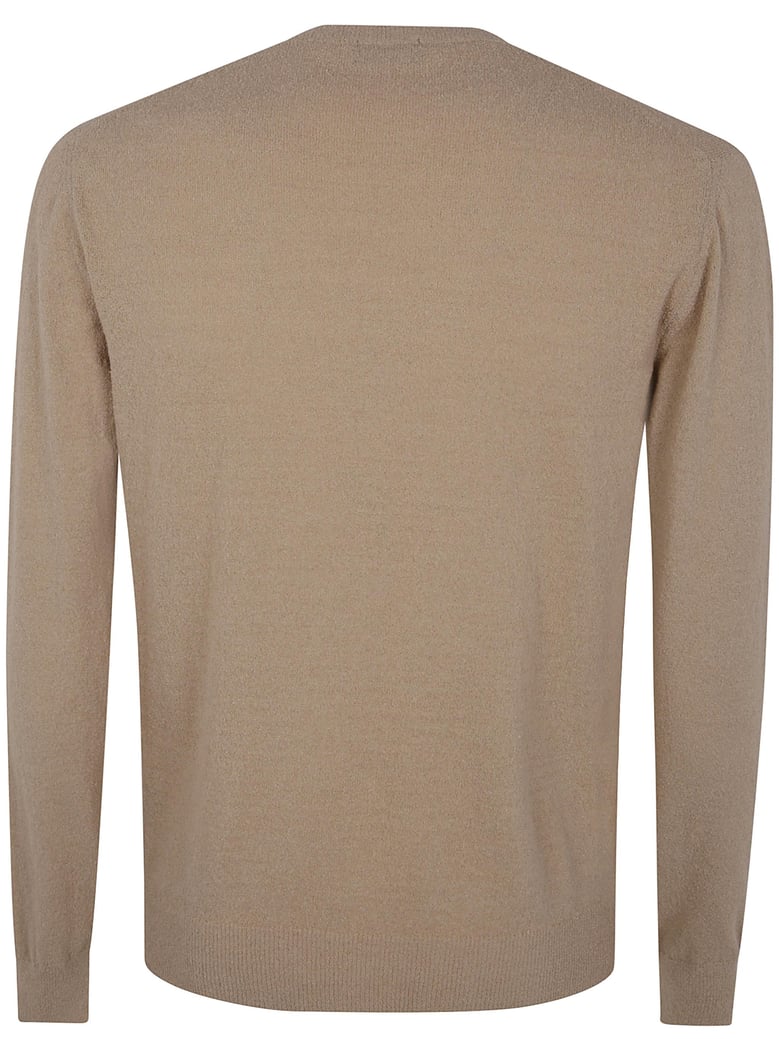long sleeves round neck sweater by Selfnex
