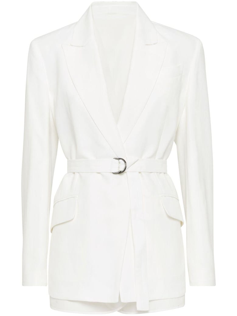 suit type belt jacket by Selfnex