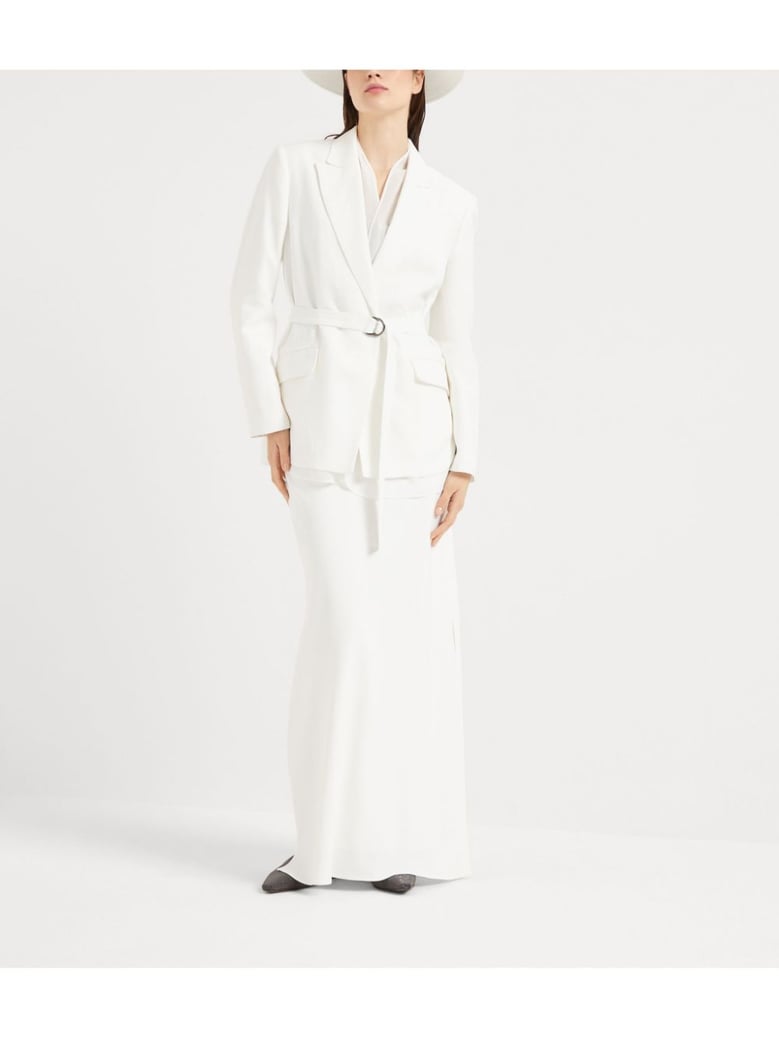 suit type belt jacket by Selfnex