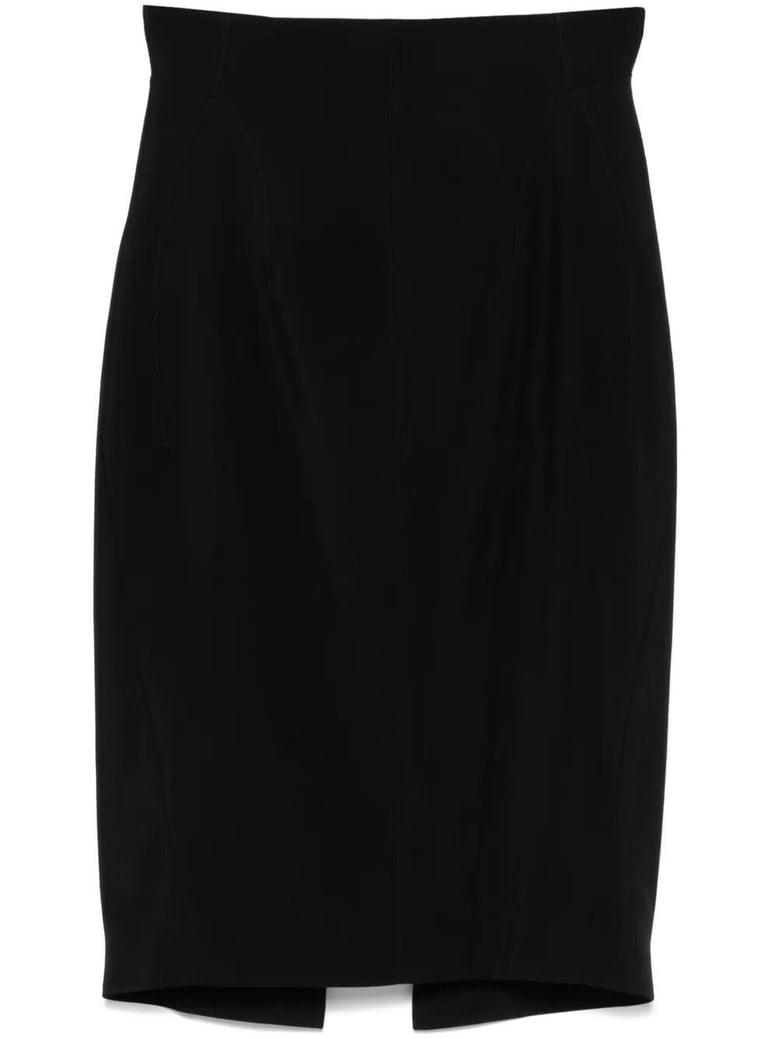 pencil midi skirt by Selfnex