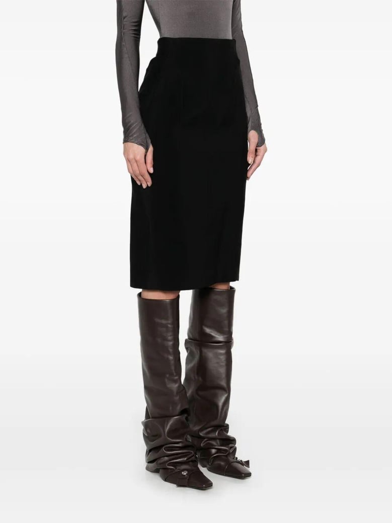 pencil midi skirt by Selfnex