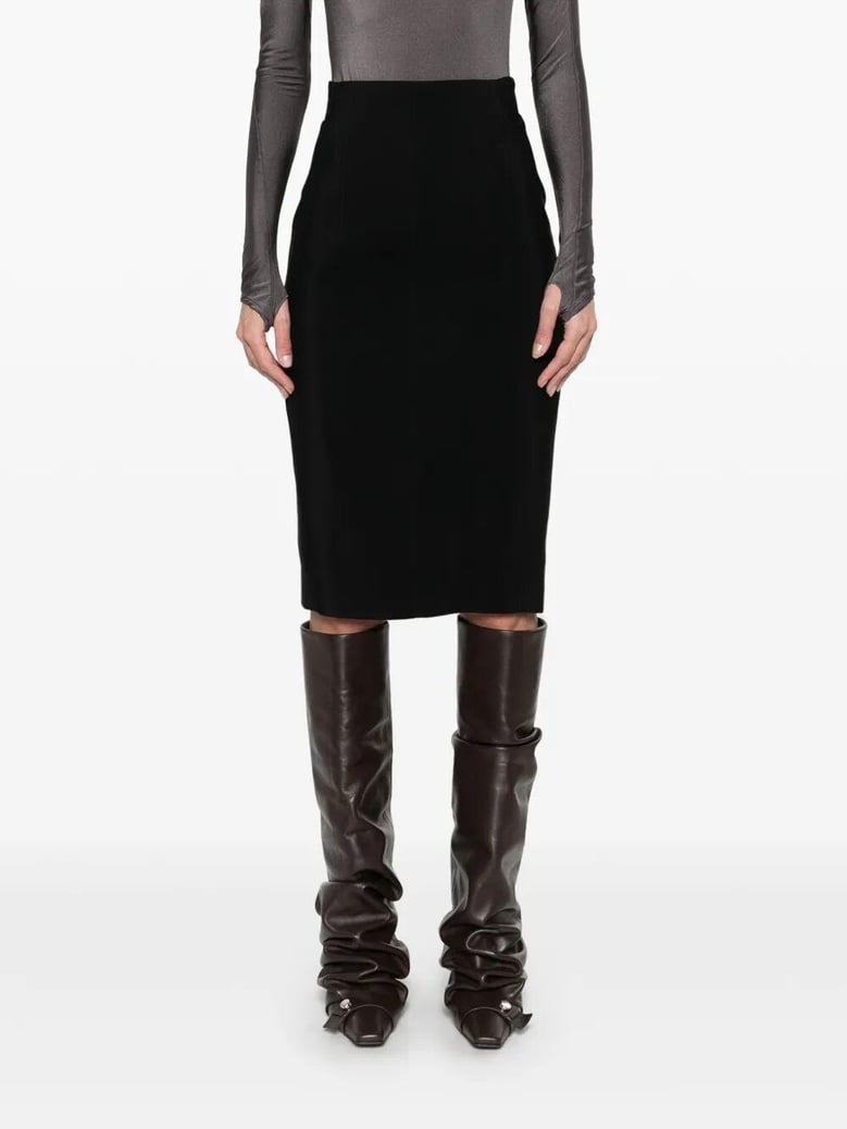 pencil midi skirt by Selfnex