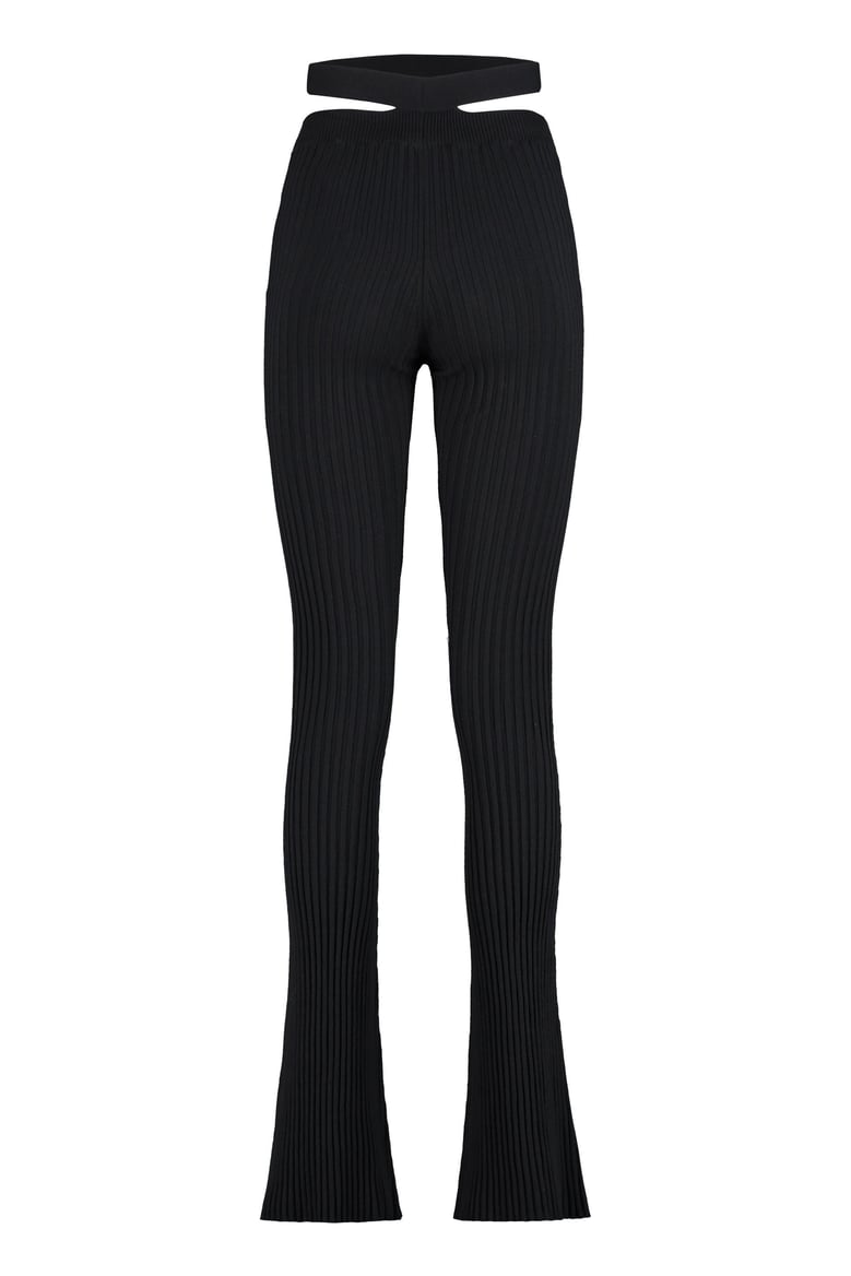 ribs knitted trousers by Selfnex