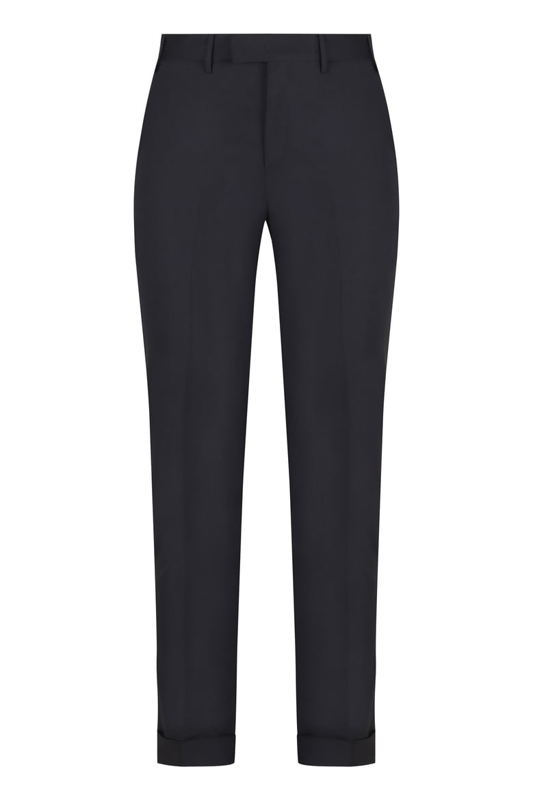 wool blend trousers by Selfnex
