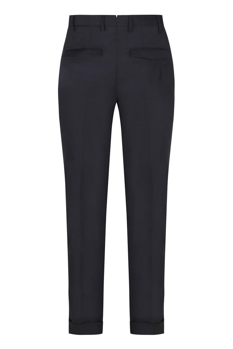 wool blend trousers by Selfnex