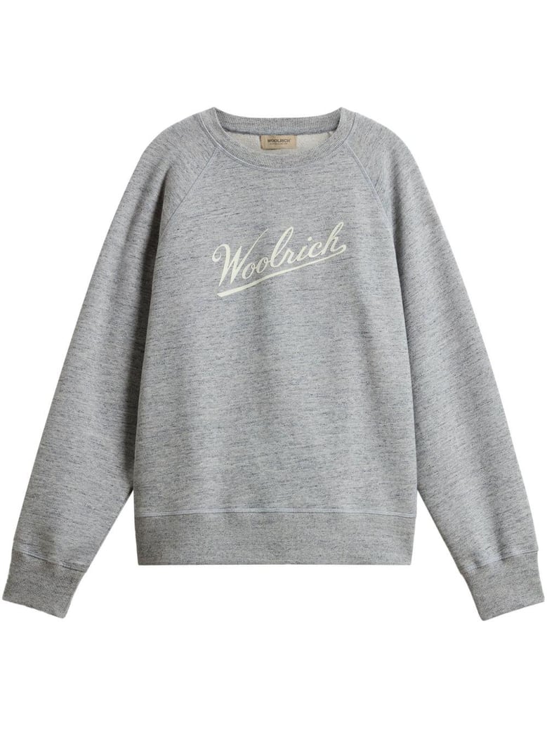 logo cotton sweatshirt by Selfnex