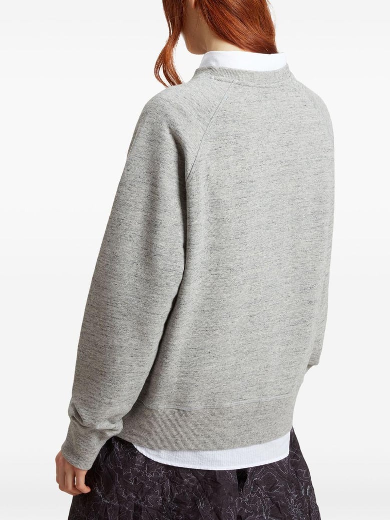 logo cotton sweatshirt by Selfnex