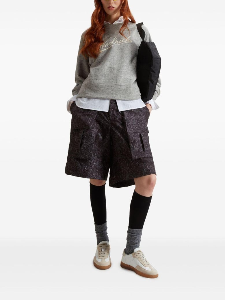 logo cotton sweatshirt by Selfnex